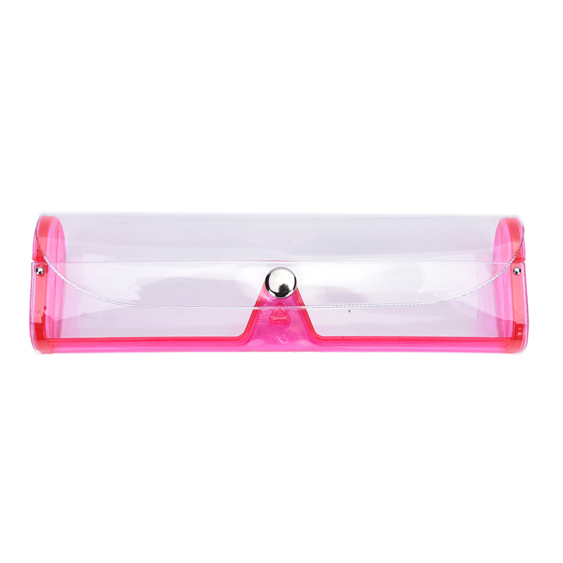 Étui à lunettes en plastique transparent pour lunettes de lecture en pvc