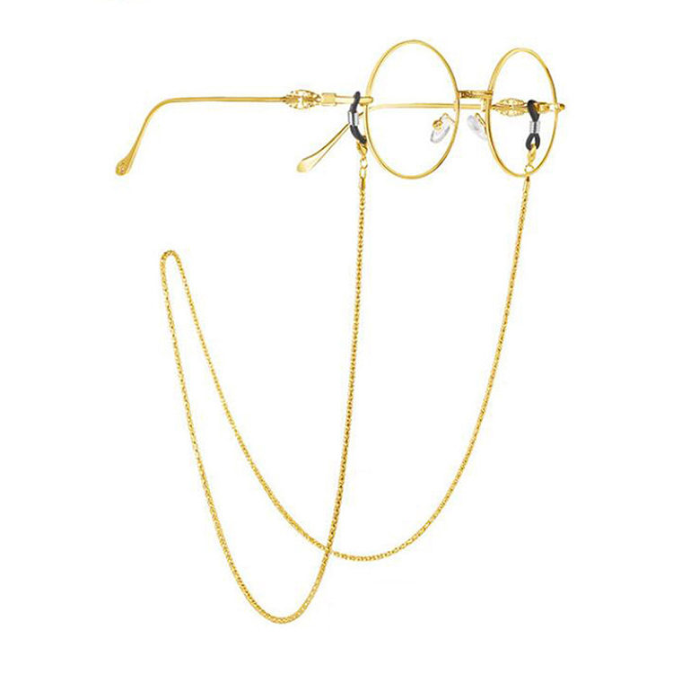 Chaînes et cordons de lunettes de soleil Jiaqi Fashion Gold Black Sunglass Strap