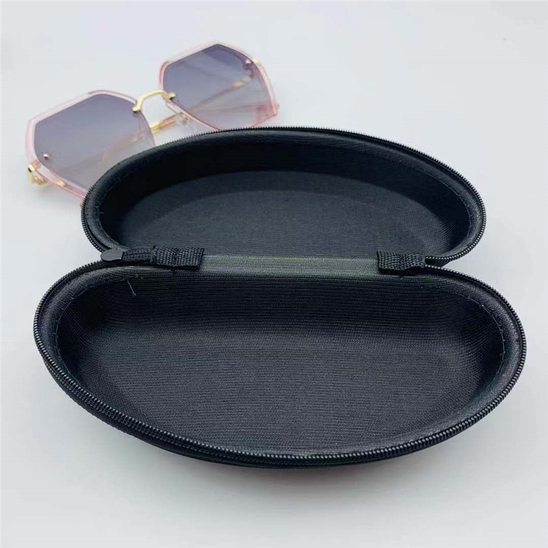 Boîte d'emballage de lunettes de soleil noires à coque dure portable